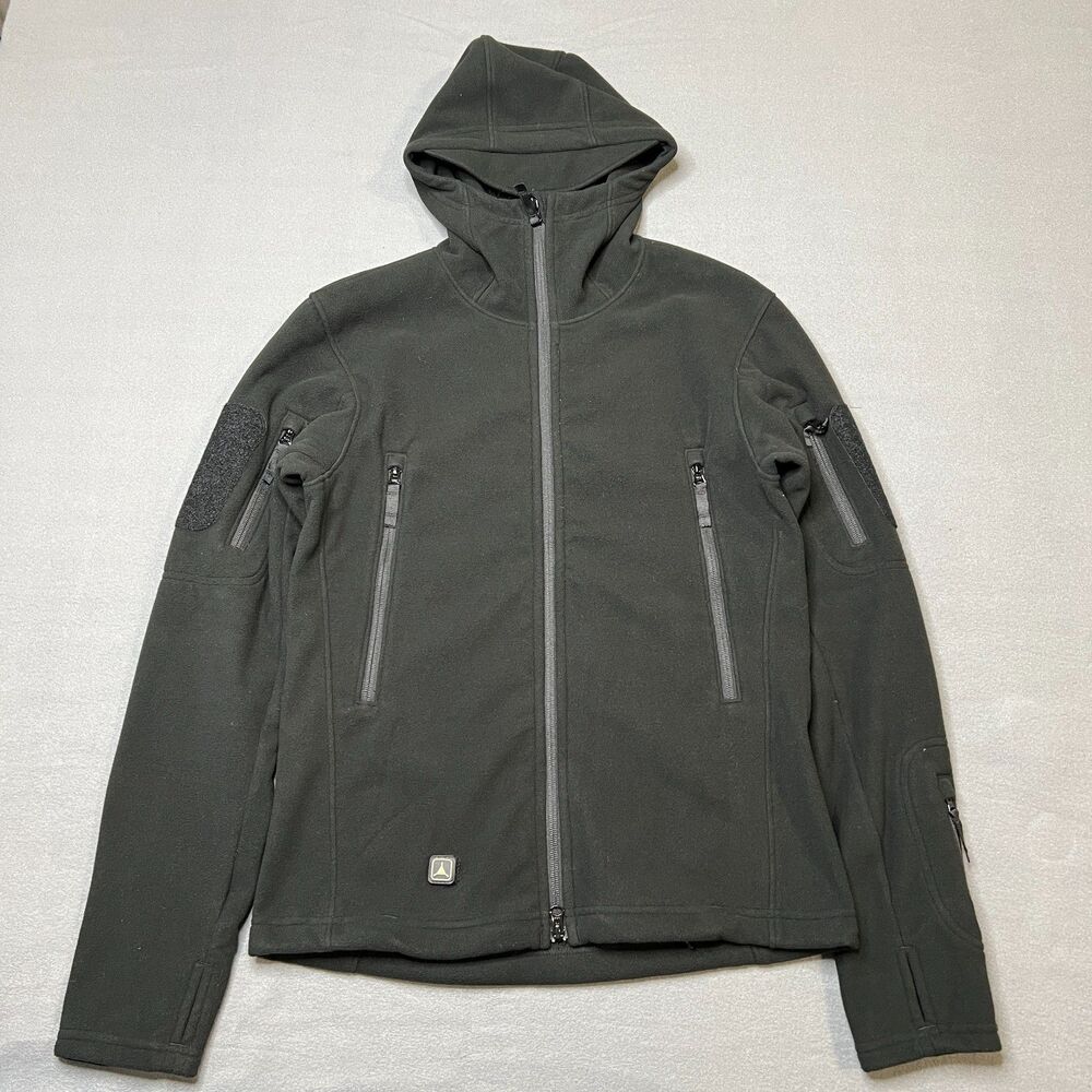 Triple Aught Design Ranger Hoodie Men's Small Black Polartec Fleece Full Zip